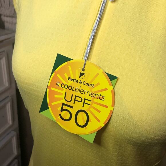 Bette & Court Yellow Sleeveless Performance Top - Picture 6 of 7